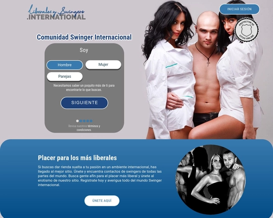 Liberales y Swingers. Comunidad Swinger Internacional Logo